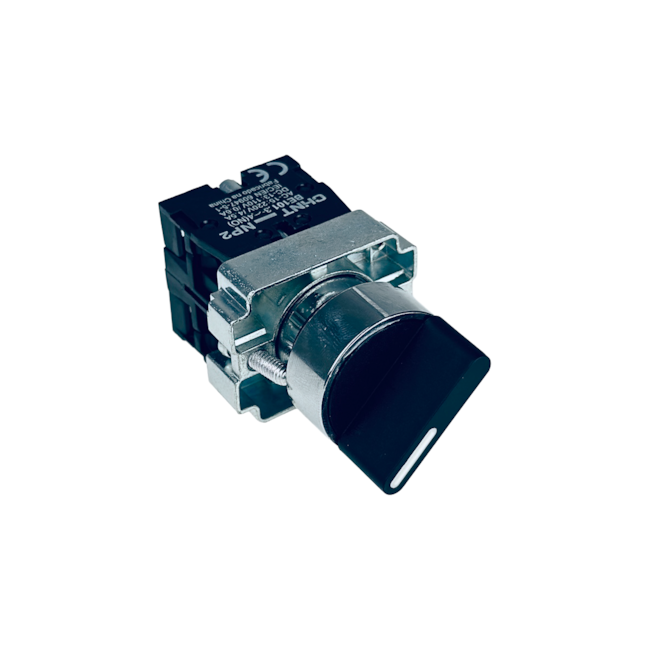 Botão Seletor 3 Posições Chint NP2-BD33 2NA Base Metalica