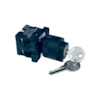 Botão Seletor Chave Yale 2 Posições Chint NP2-EG25B 1NA+1NF