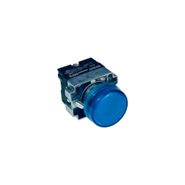 Botão Sinaleiro Azul Chint NP2-BV66 230VCA Base Metalica