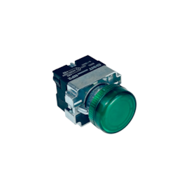 Botão Sinaleiro Verde Chint NP2-BV63 230VCA Base Metalica