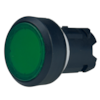 Cabecote Botao Impulso Verde 22mm Iluminado - Base Plastica