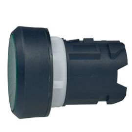 Cabecote Botao Impulso Verde 22mm Iluminado - Base Plastica