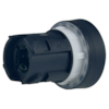Cabecote Botao Impulso Verde 22mm Iluminado - Base Plastica