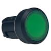 Cabecote Botao Impulso Verde 22mm Iluminado - Base Plastica