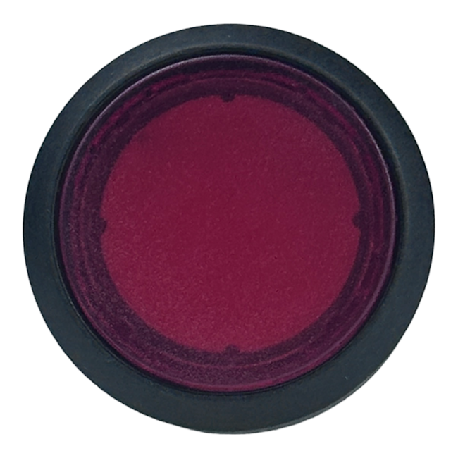 Cabecote Botao Impulso Vermelho 22mm Iluminado - Base Plastica