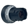 Cabecote Botao Impulso Vermelho 22mm Iluminado - Base Plastica
