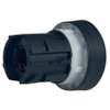 Cabecote Botao Impulso Vermelho 22mm Iluminado - Base Plastica