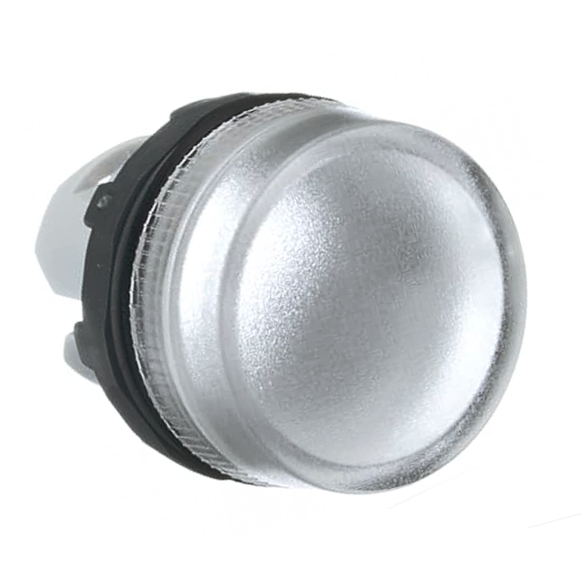 Cabeçote Incolor para Sinaleiro ABB ML1-100C 22mm Cabeçote Incolor para Sinaleiro ABB ML1-100C 22mm