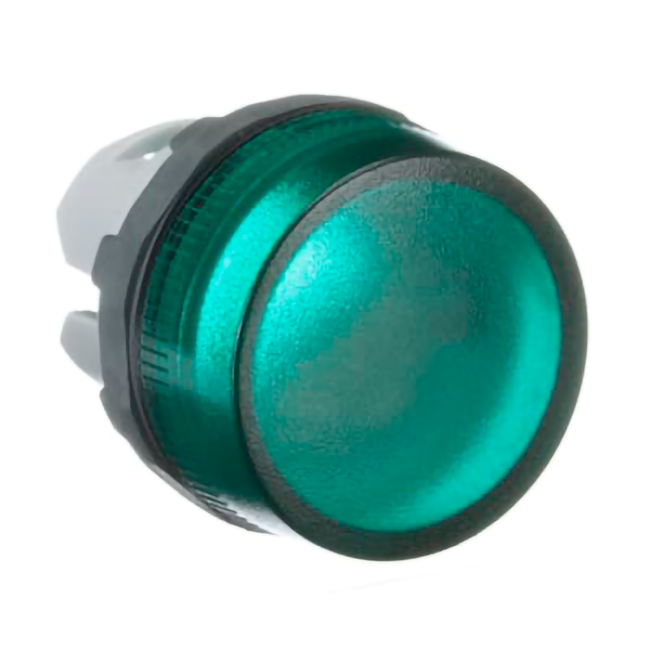 Cabeçote Verde para Sinaleiro ABB ML1-100G Iluminado IP66 Cabeçote Verde para Sinaleiro ABB ML1-100G Iluminado IP66