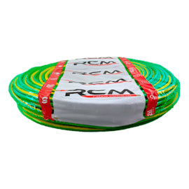 Cabo Flexível 16mm² Verde/Amarelo Rolo 100m 750V 70°C PVC RCM Cabo Flexível 16mm² Verde/Amarelo Rolo 100m 750V 70°C PVC RCM