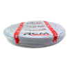 Cabo Flexível 4,0mm² Branco Rolo 100m 750V 70°C PVC RCM Cabo Flexível 4,0mm² Branco Rolo 100m 750V 70°C PVC RCM