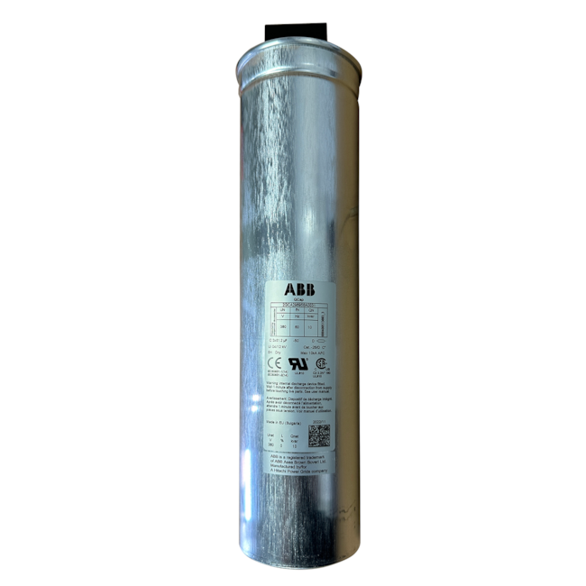 Capacitor Cilíndrico ABB 440VAC 10kVar Seco QCAPF6V380Q10 Capacitor Cilíndrico ABB 440VAC 10kVar Seco QCAPF6V380Q10