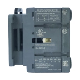 Chave Seccionadora Manual | 16A | OT16FT3 | ABB Chave Seccionadora Manual | 16A | OT16FT3 | ABB