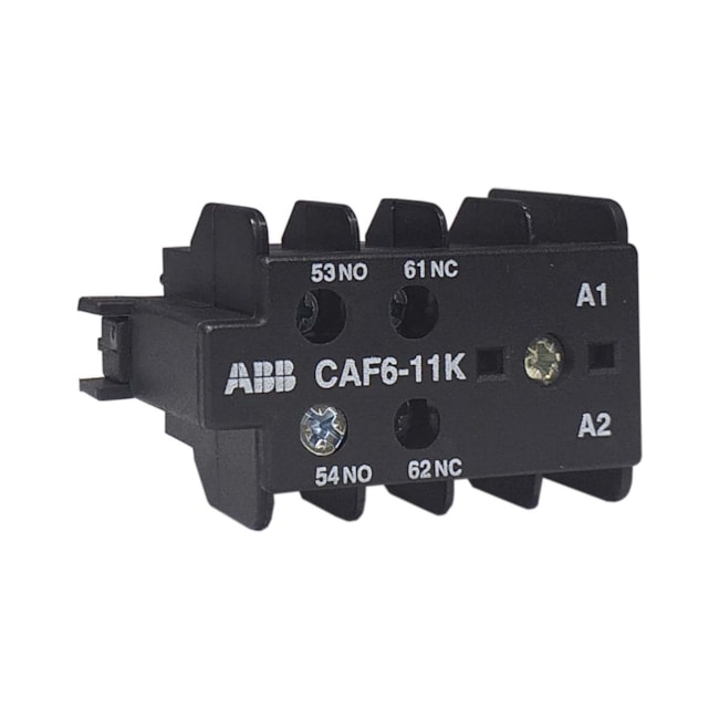 Contato Auxiliar | 1NA+1NF 690V 6A | CAF6-11K | ABB Contato Auxiliar | 1NA+1NF 690V 6A | CAF6-11K | ABB