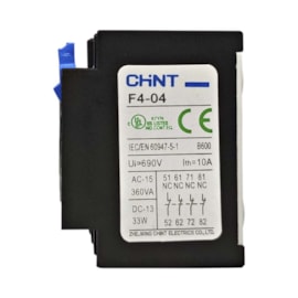 Contato Auxiliar | 1NF | F4-04 | Chint Contato Auxiliar | 1NF | F4-04 | Chint