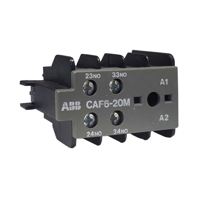 Contato Auxiliar | 2NA 690V 6A | CAF6-20M | ABB Contato Auxiliar | 2NA 690V 6A | CAF6-20M | ABB