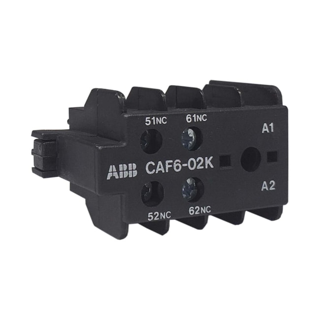 Contato Auxiliar | 2NF 690V 6A | CAF6-02K | ABB Contato Auxiliar | 2NF 690V 6A | CAF6-02K | ABB