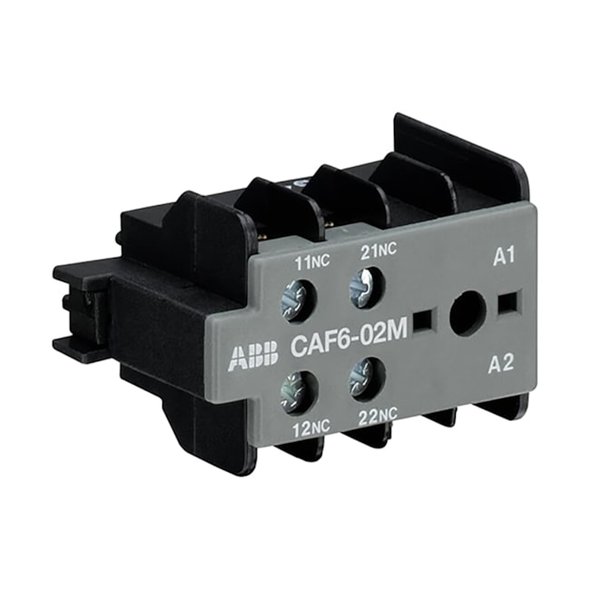 Contato Auxiliar | 2NF 690V | CAF6-02M | ABB Contato Auxiliar | 2NF 690V | CAF6-02M | ABB