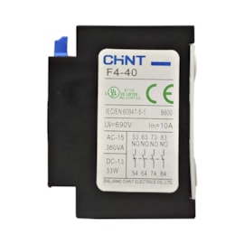 Contato Auxiliar | 4NA | F4-40 | Chint Contato Auxiliar | 4NA | F4-40 | Chint