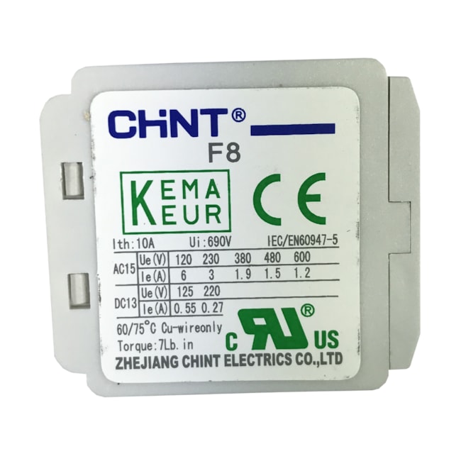 Contato Auxiliar | F8-11 | Chint Contato Auxiliar | F8-11 | Chint