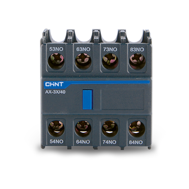 Contato auxiliar frontal | AX-3M/22 | Chint Contato auxiliar frontal | AX-3M/22 | Chint