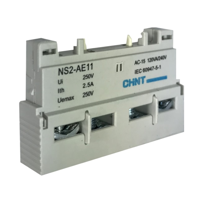 Contato Auxiliar para Disjuntor Motor Chint NS2-AE11 Contato Auxiliar para Disjuntor Motor Chint NS2-AE11