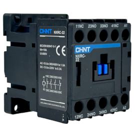 Contator Auxiliar Tetrapolar Chint NXRC-22 24VCA 2NA + 2NF