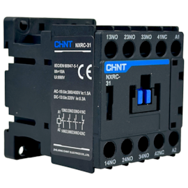 Contator Auxiliar Tetrapolar Chint NXRC-31 220VAC 3NA + 1NF