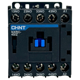 Contator Auxiliar Tetrapolar Chint NXRC-40/Z DC24V 4NA Contator Auxiliar Tetrapolar Chint NXRC-40/Z DC24V 4NA