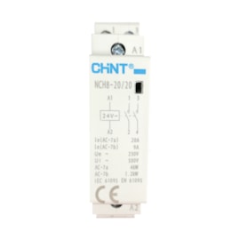 Contator Bipolar Chint NCH8-20/20 24VCA Contator Bipolar Chint NCH8-20/20 24VCA