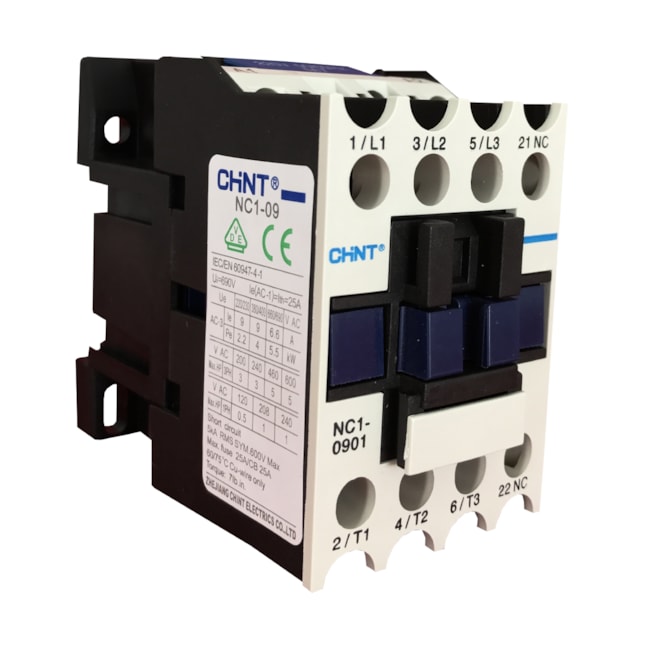 Contator Chint NC1-0901 220V 1NF Contator Chint NC1-0901 220V 1NF