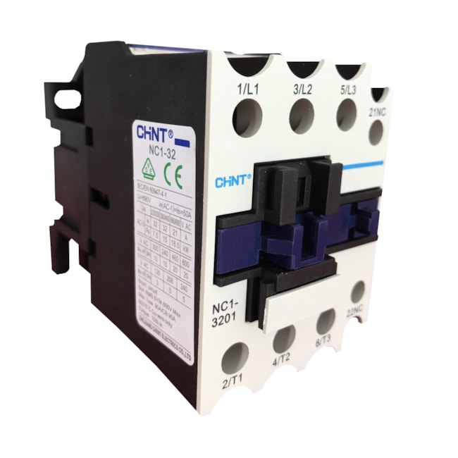 Contator Chint NC1-3201 220VCA 1NF Contator Chint NC1-3201 220VCA 1NF