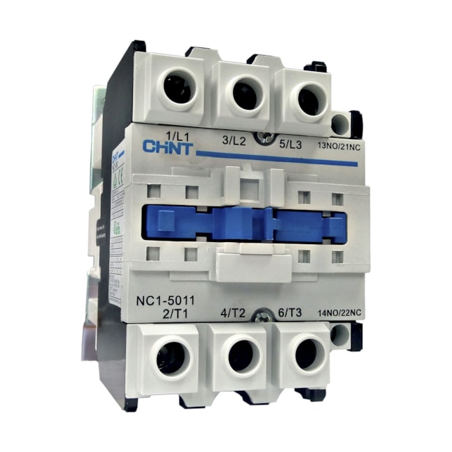 Contator Chint NC1-5011 50A 1NA 1NF Contator Chint NC1-5011 50A 1NA 1NF