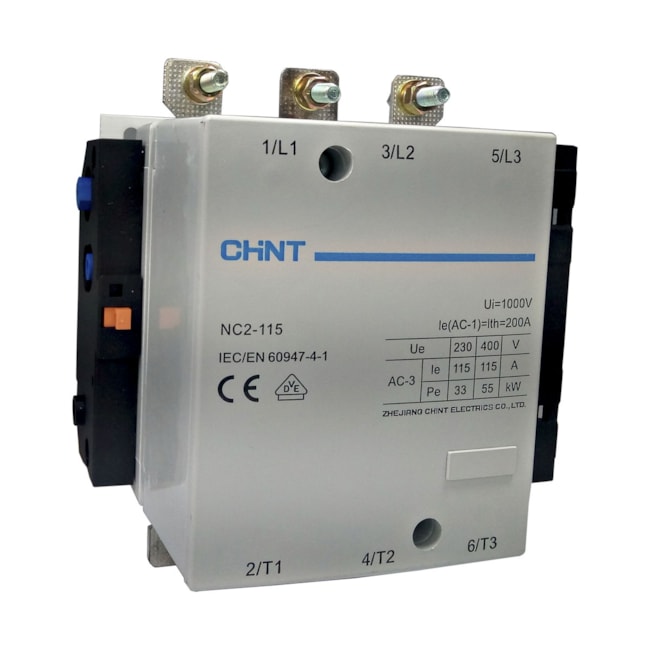 Contator Chint NC2-115 115A Contator Chint NC2-115 115A