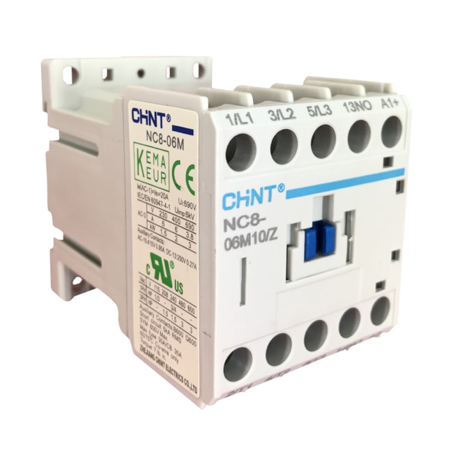 Contator Chint NC8-06M10/Z 24VCC 1NA Contator Chint NC8-06M10/Z 24VCC 1NA