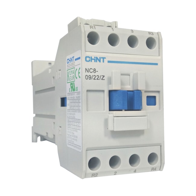 Contator Chint NC8-09/22/Z 9A 4NA Contator Chint NC8-09/22/Z 9A 4NA