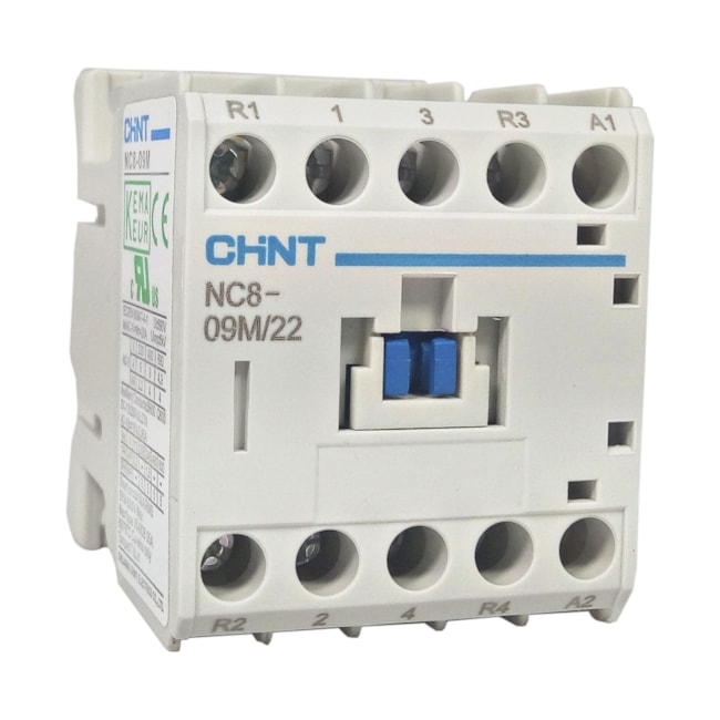 Contator Chint NC8-09M/22 9A 2NA 2NF Contator Chint NC8-09M/22 9A 2NA 2NF