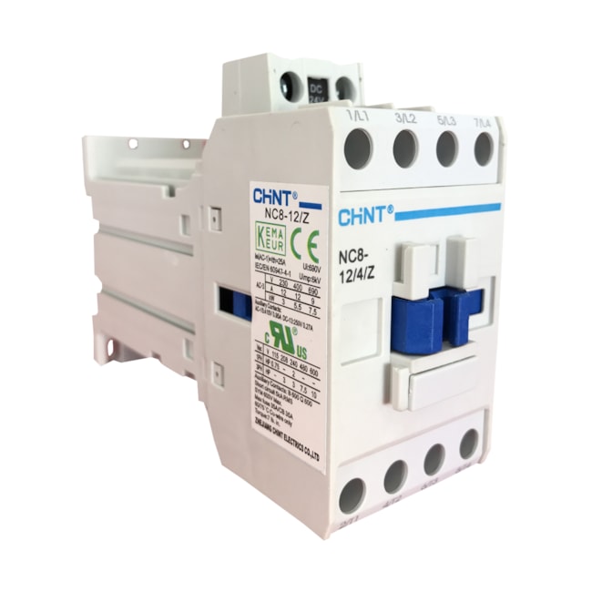 Contator Chint NC8-12/4/Z 24VCC Contator Chint NC8-12/4/Z 24VCC
