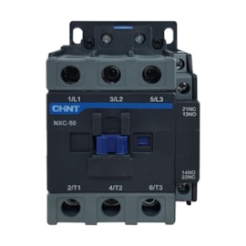 Contator Chint NXC-50 230V 50A 50/60Hz 1NA 1NF Contator Chint NXC-50 230V 50A 50/60Hz 1NA 1NF