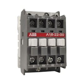 Contator Tetrapolar ABB A16-22-00 16A 220V Contator Tetrapolar ABB A16-22-00 16A 220V