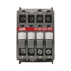 Contator Tetrapolar ABB A16-22-00 16A 220V Contator Tetrapolar ABB A16-22-00 16A 220V