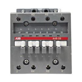 Contator Tetrapolar ABB A45-22-00 2NA+2NF 8kV 65A 220VCA Contator Tetrapolar ABB A45-22-00 2NA+2NF 8kV 65A 220VCA
