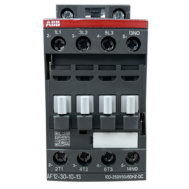 Contator Tripolar ABB AF12-30-10-13 12A 100...250Vca/cc 1NA Contator Tripolar ABB AF12-30-10-13 12A 100...250Vca/cc 1NA
