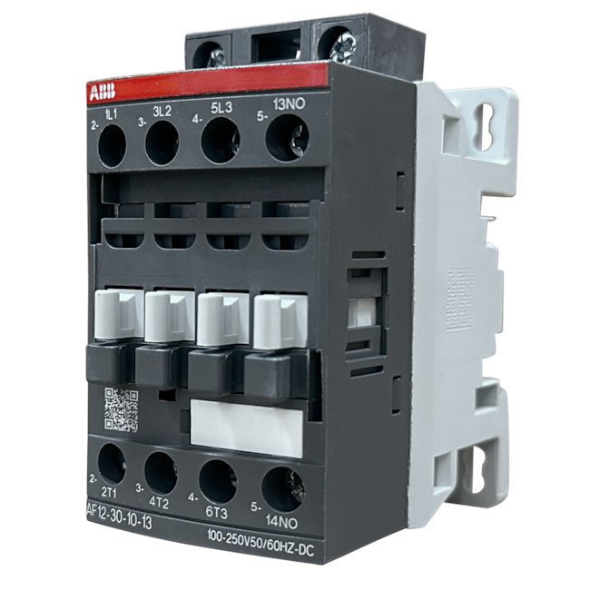 Contator Tripolar ABB AF12-30-10-13 12A 100...250Vca/cc 1NA Contator Tripolar ABB AF12-30-10-13 12A 100...250Vca/cc 1NA