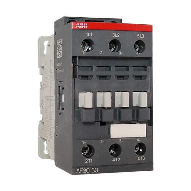 Contator Tripolar ABB AF30-30-11-11 32A 20…60VCA/CC Contator Tripolar ABB AF30-30-11-11 32A 20…60VCA/CC