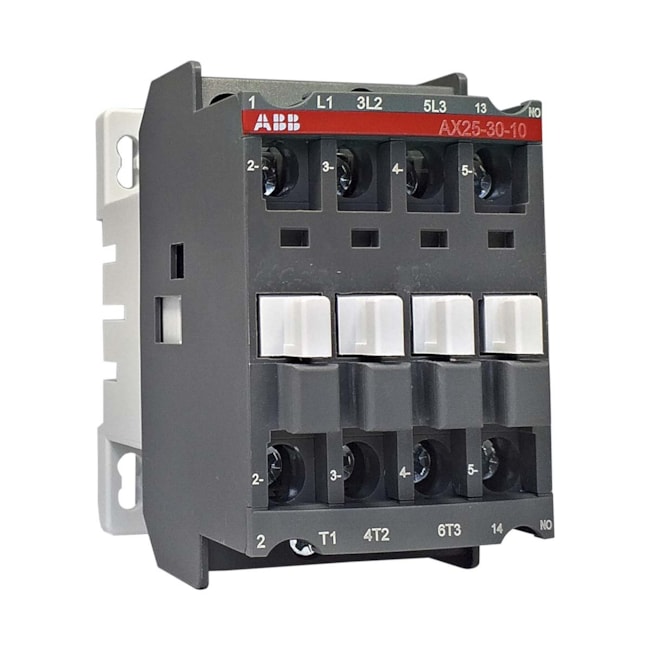 Contator Tripolar ABB AX25-30-10-75 25A 1NA Contator Tripolar ABB AX25-30-10-75 25A 1NA