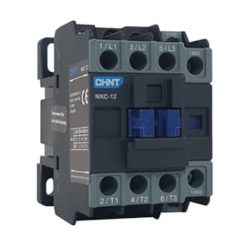 Contator Tripolar Chint NXC-12 12A 220VCA 1NA+1NF 50/60Hz