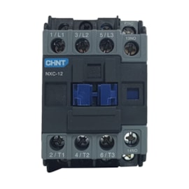 Contator Tripolar Chint NXC-12 12A 220VCA 1NA+1NF 50/60Hz
