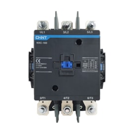 Contator Tripolar Chint NXC-160 160A 230Vca 2NA 2NF Contator Tripolar Chint NXC-160 160A 230Vca 2NA 2NF