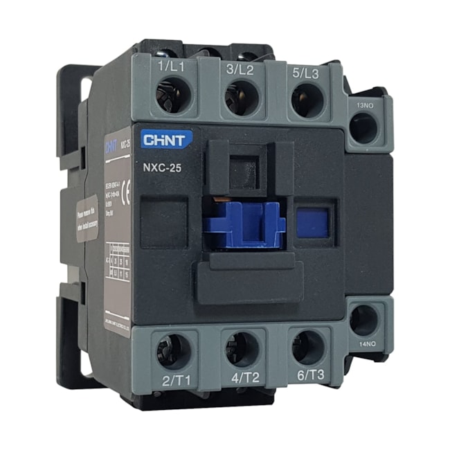 Contator Tripolar Chint NXC-25 25A 220VCA 1NA+1NF 50/60Hz